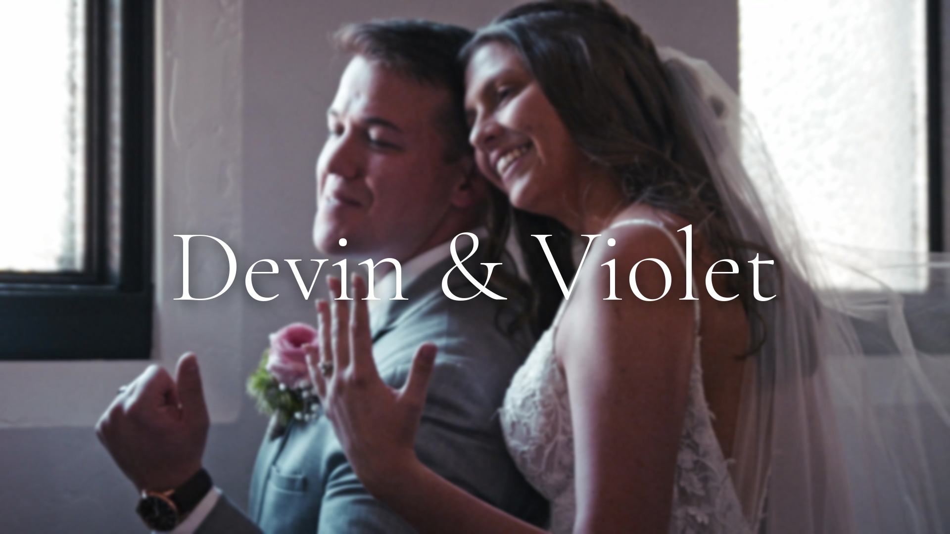 Devin & Violet wedding film thumbnail